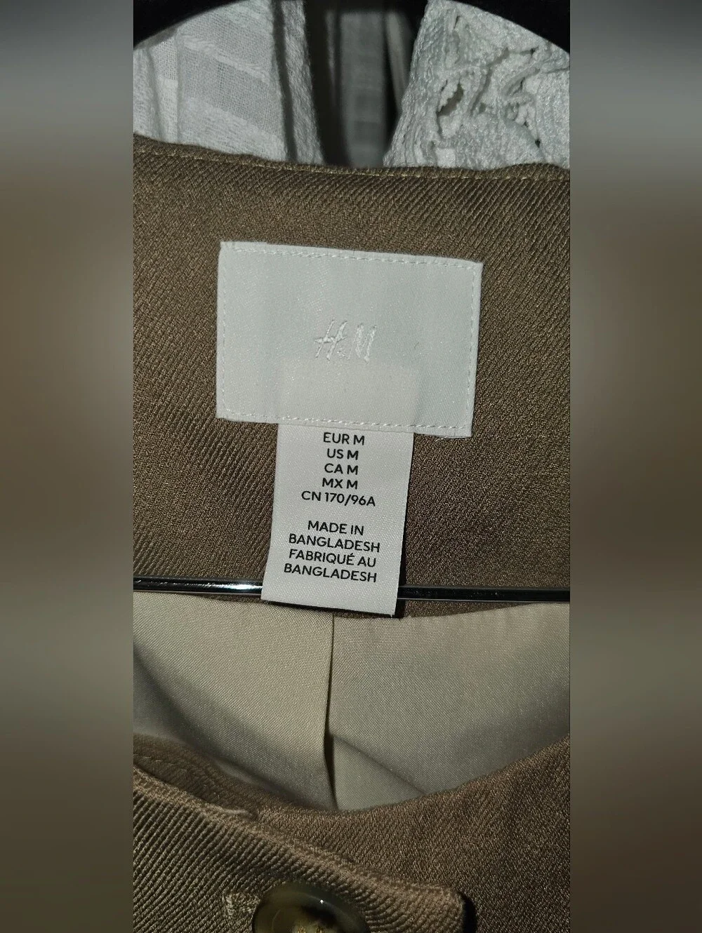 H&M Linen-Blend Button-Up Vest and Matching Balloon-Leg Cuffed Pants Set